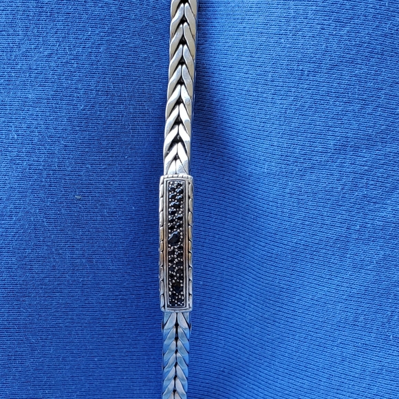 John Hardy SS & Black Sapphire Bracelet - Picture 12 of 15